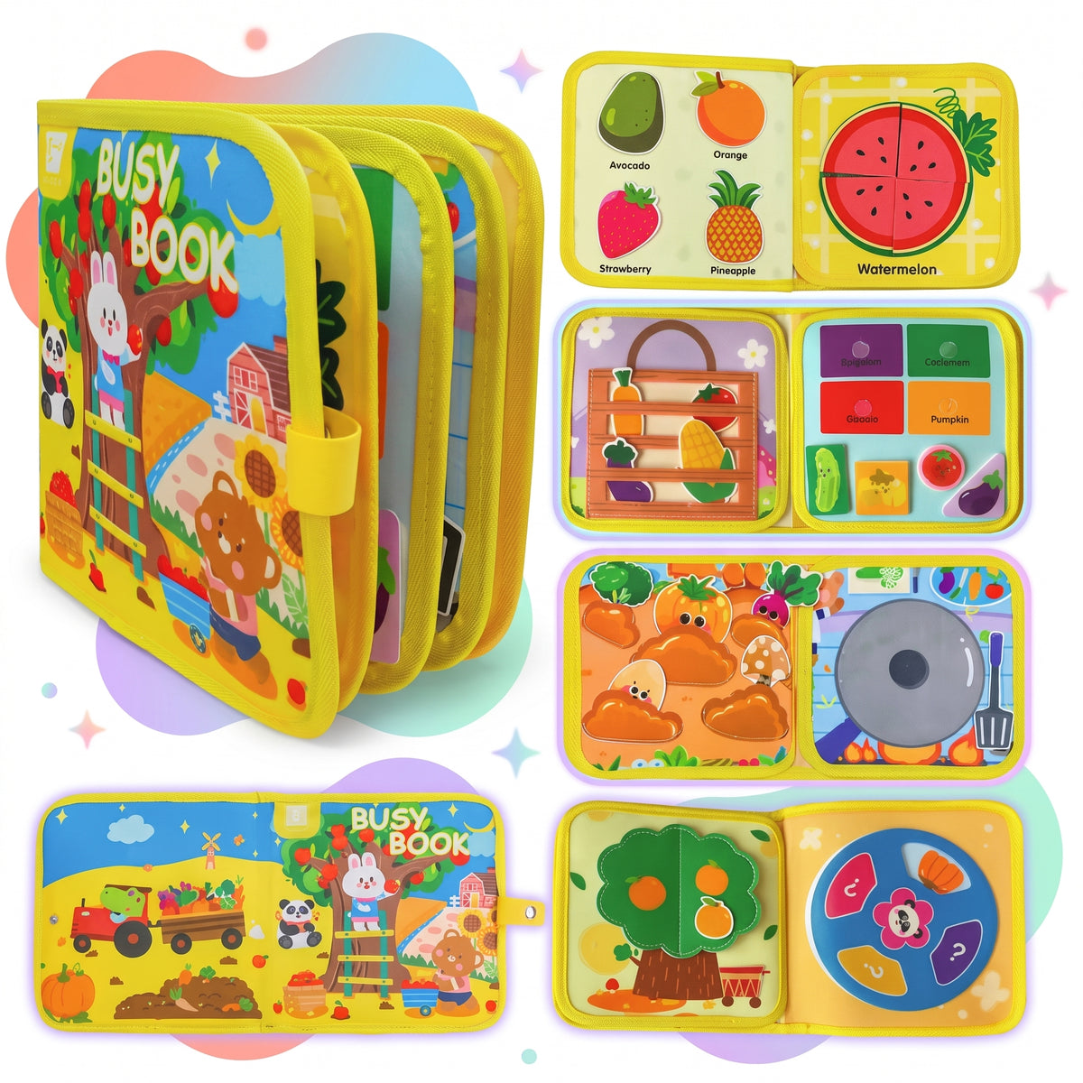 Montessori Felt Quiet Book view 10