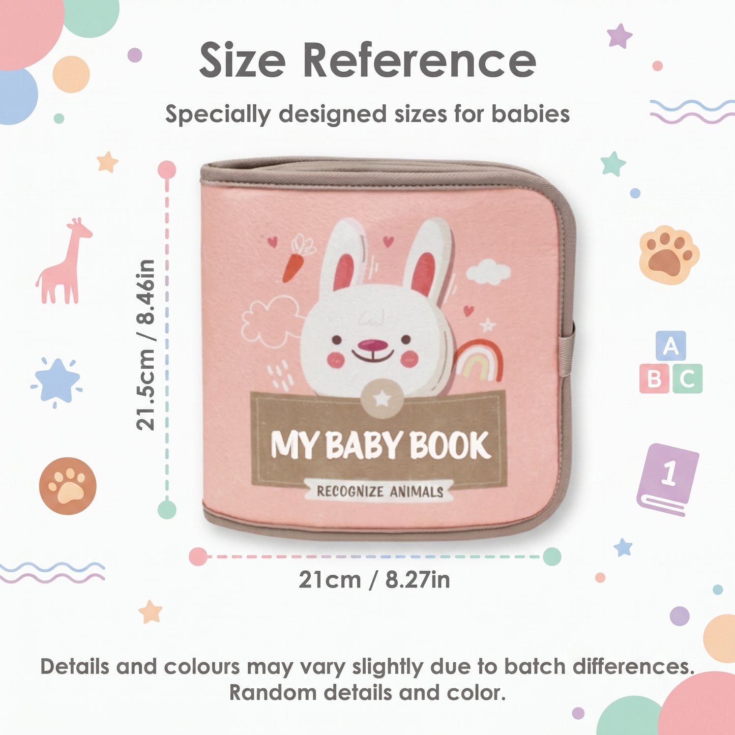 Book size – 21.5 × 21 cm