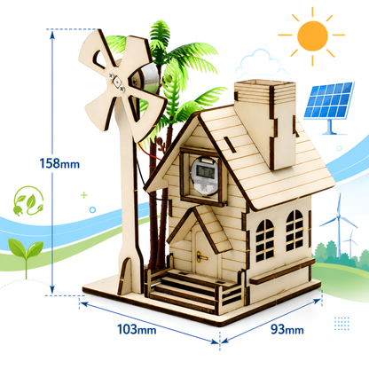 Solar windmill house dimensions