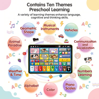 Ten preschool learning themes overview