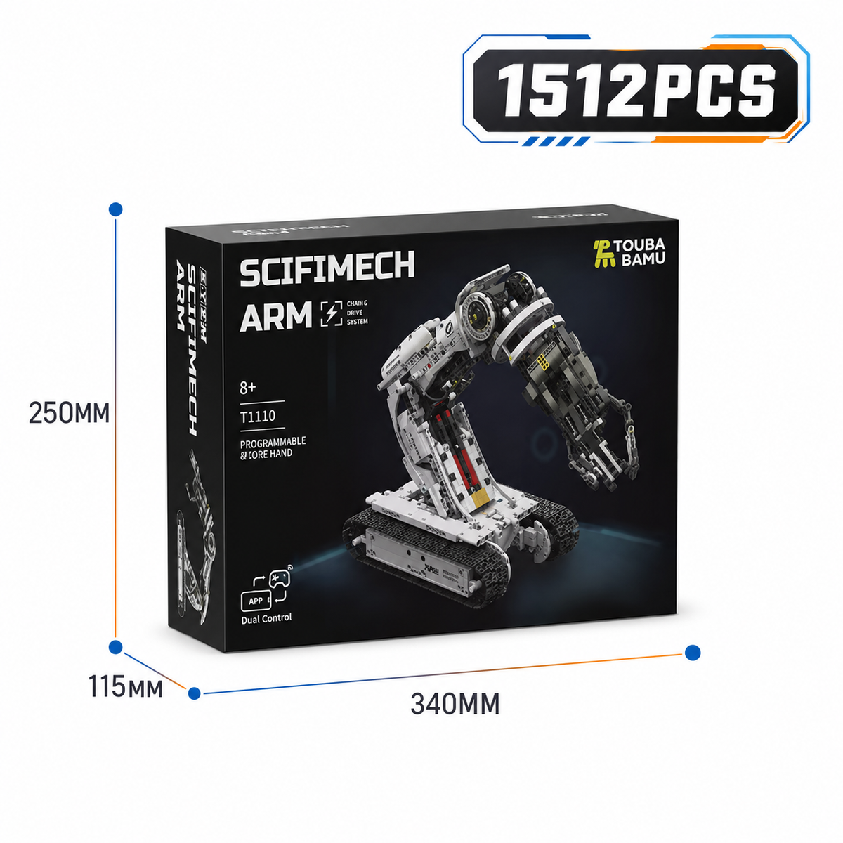 Retail box dimensions: 340 x 250 x 115 mm