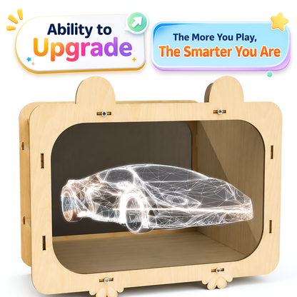 Holographic car projected by the kit