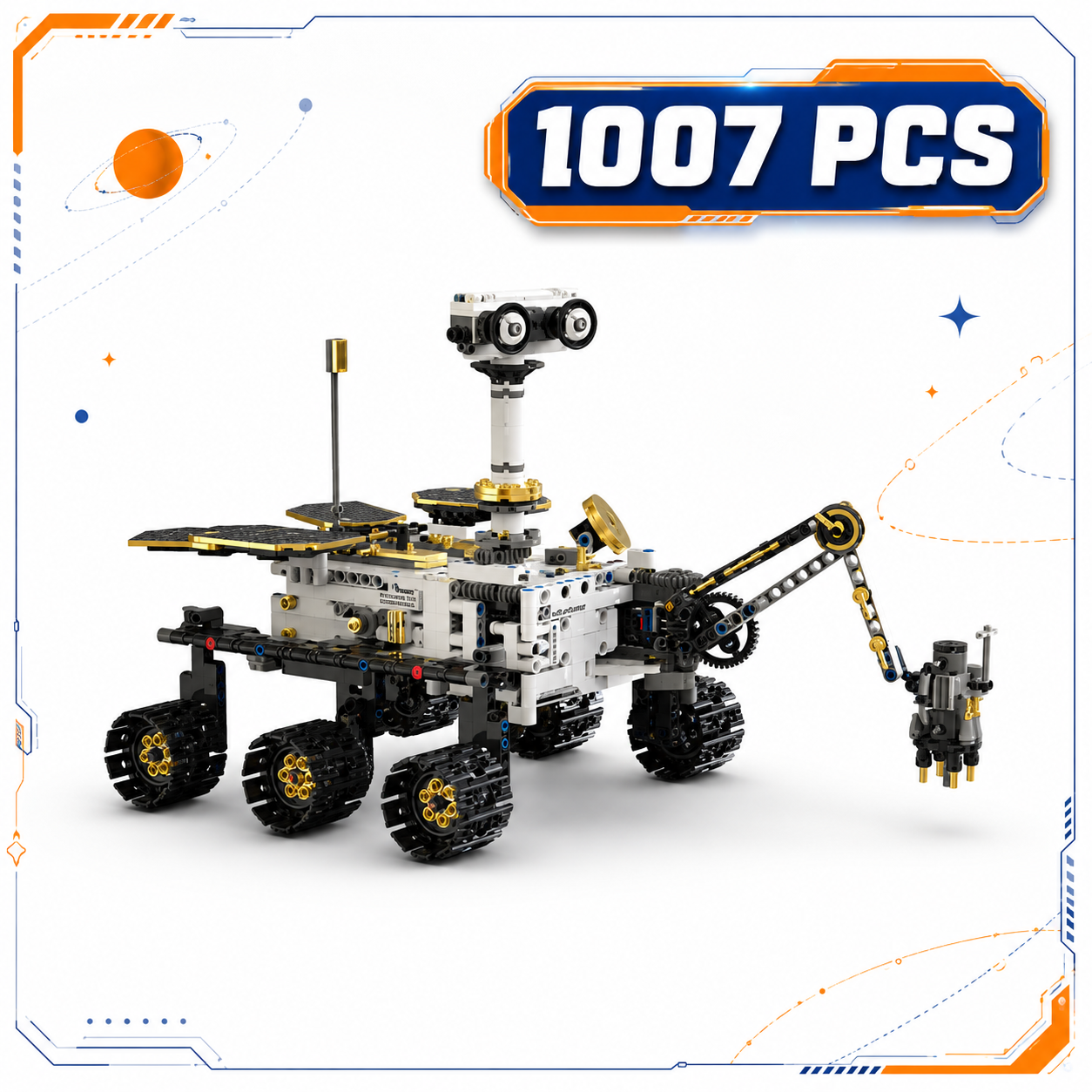 1007-piece Mars Rover building block model