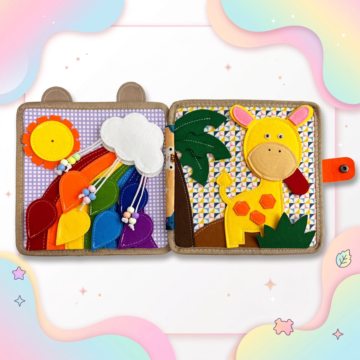 Montessori Felt Quiet Book view 2