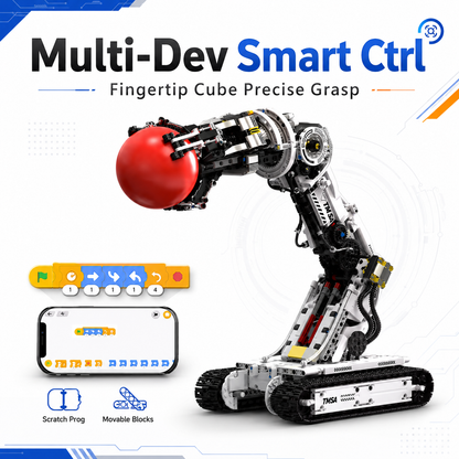 Fingertip cube precise grasp demonstration