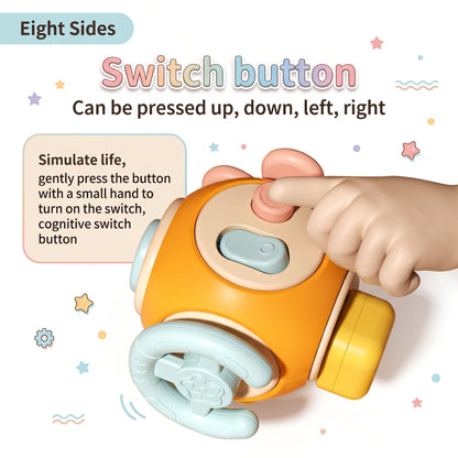 Press the switch button up, down, left and right