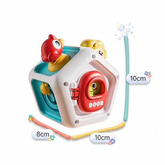Montessori 7-side sensory busy ball