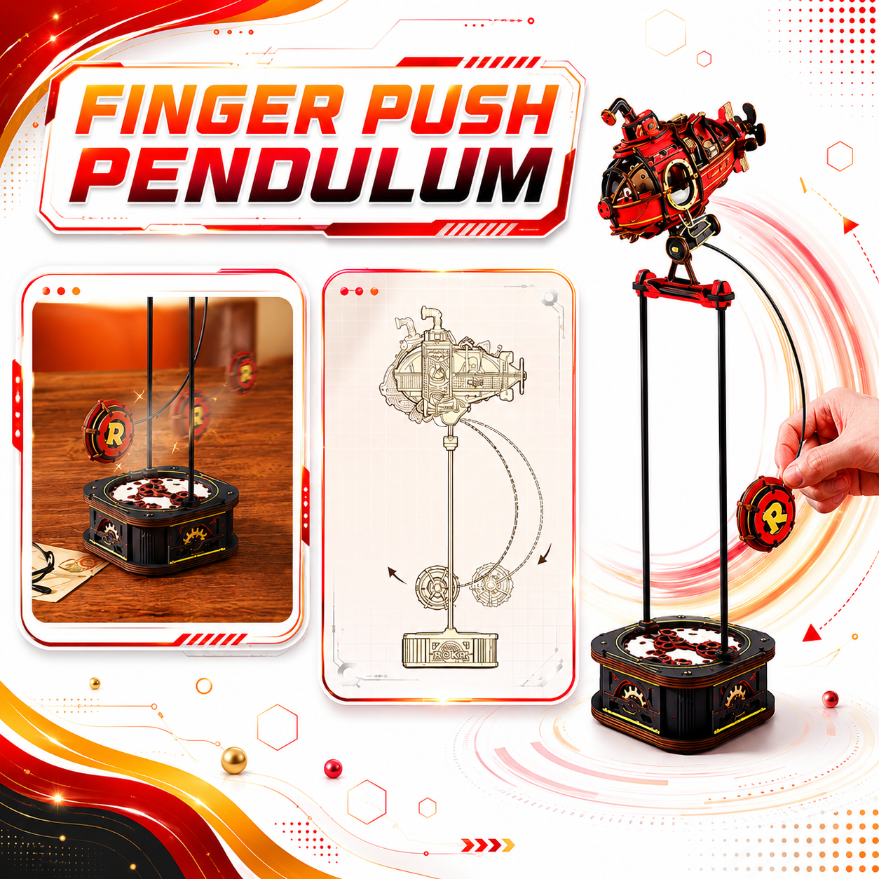 Finger-push start demonstration
