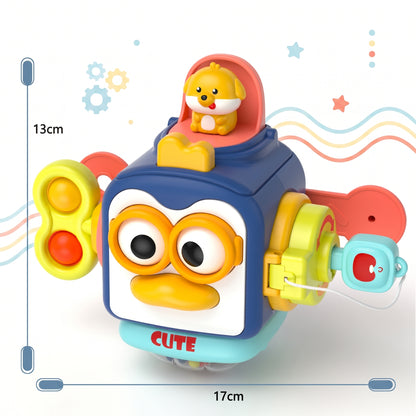 Penguin busy cube dimensions: 17 x 13 cm