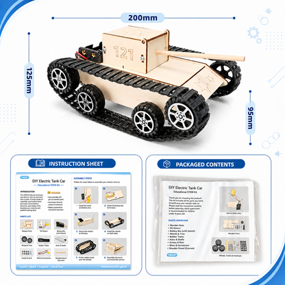 Tank dimensions and kit contents