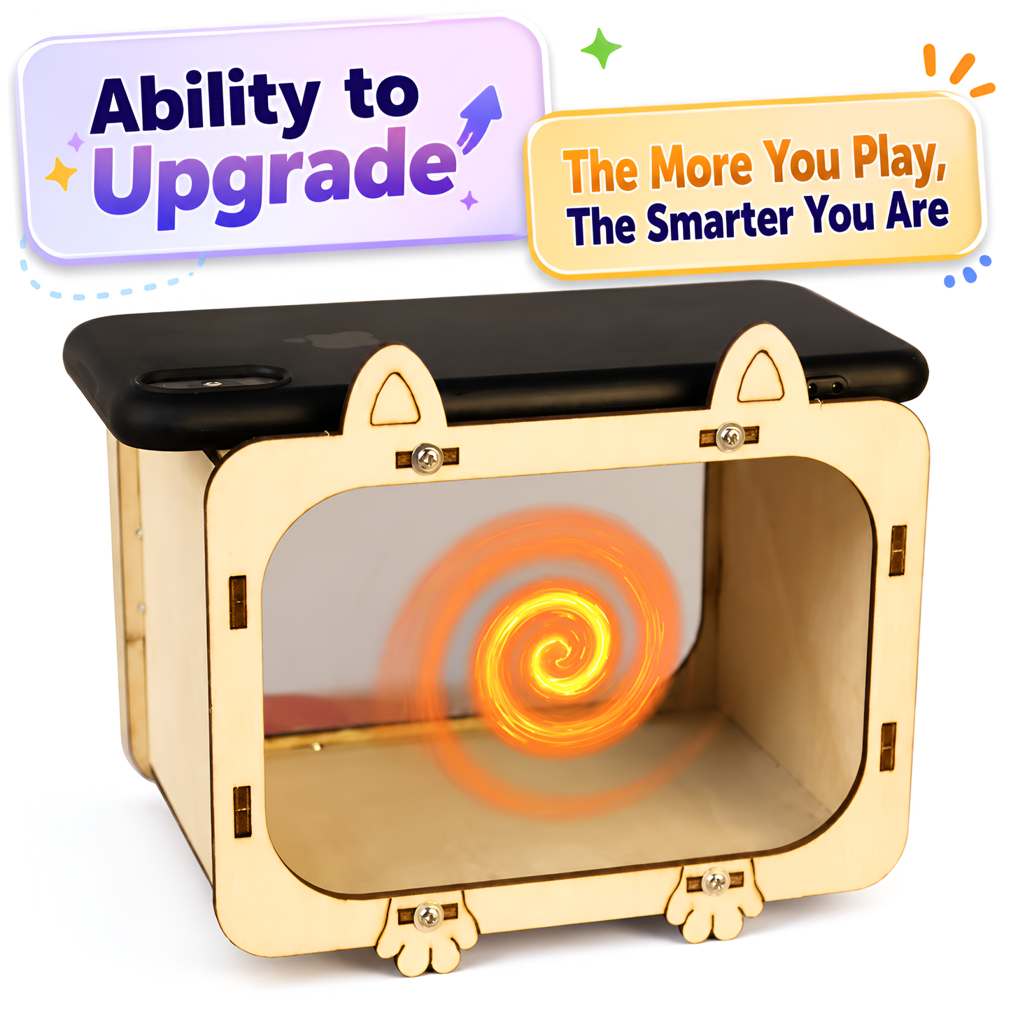 Holographic snail projected by the kit