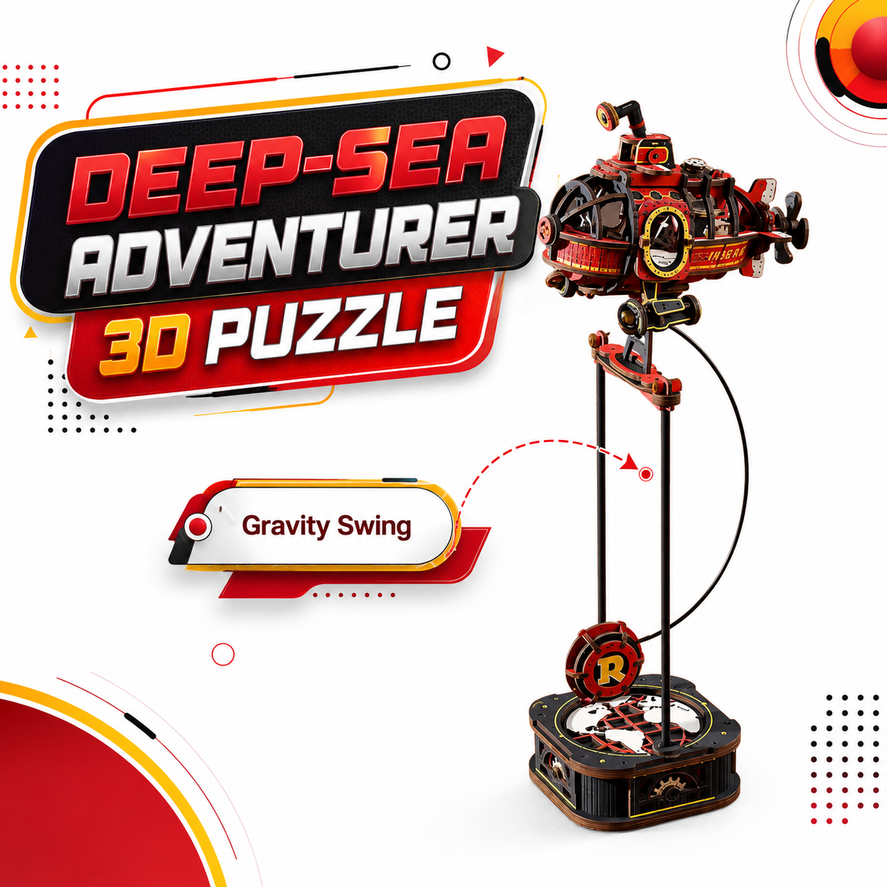 Deep Sea Adventurer 3D puzzle title art