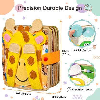 Size chart and stitching details – 21.5 × 20.5 cm