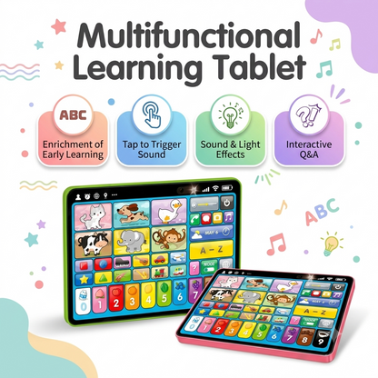 Learning tablet feature overview – sounds, lights and Q&A