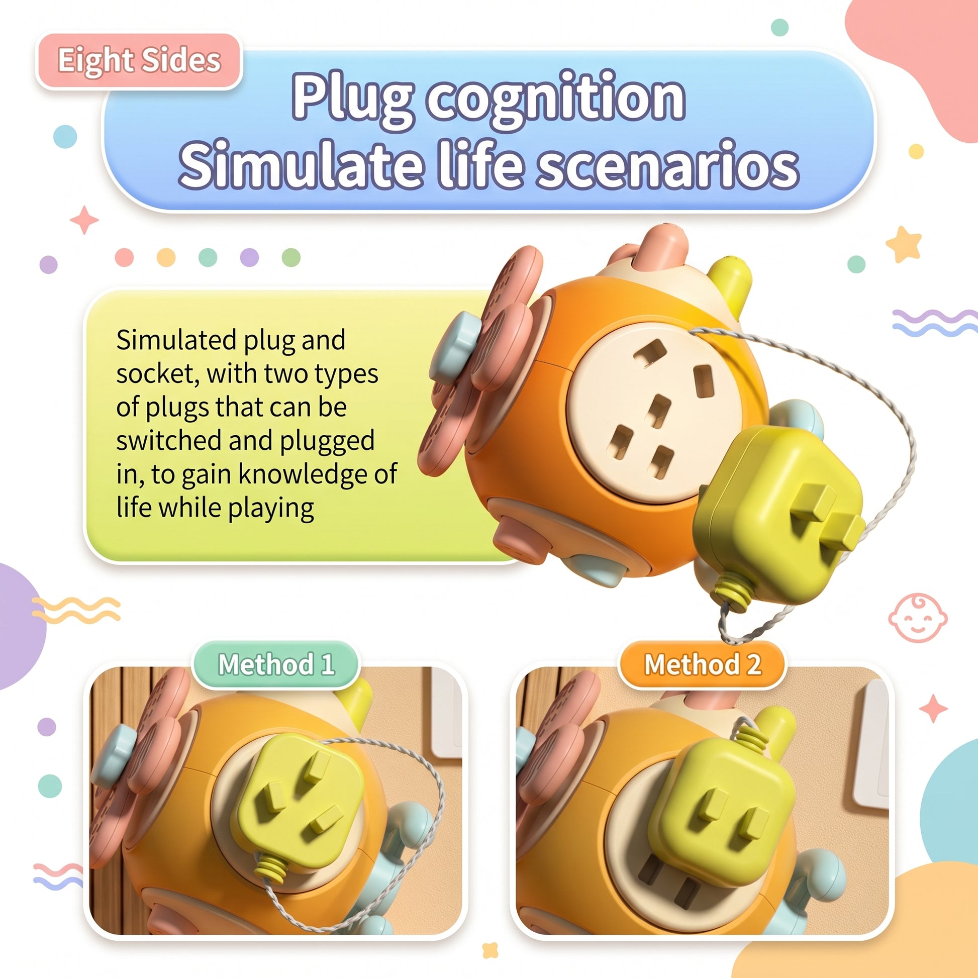 Plug-and-socket life scenario play