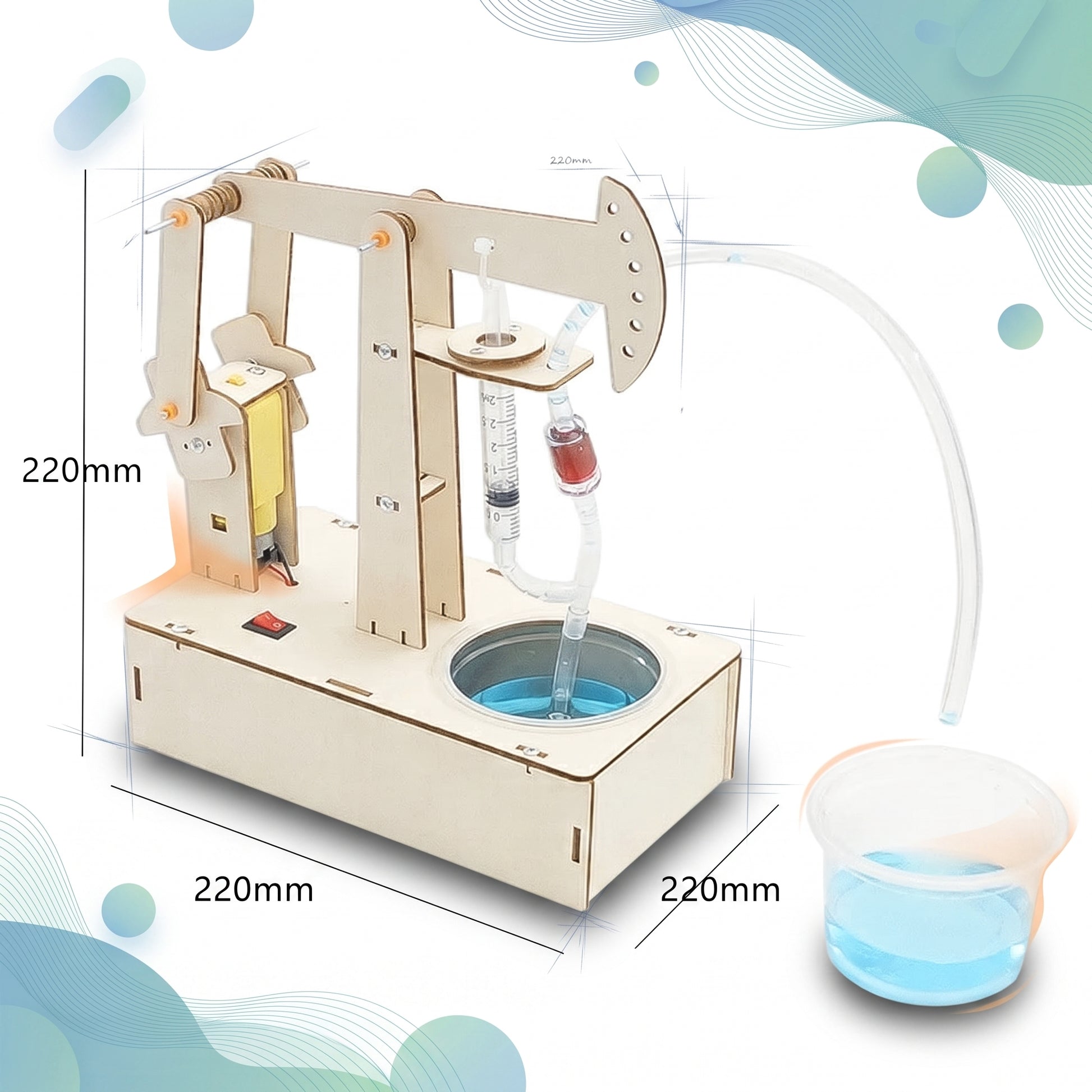 DIY Water Pump Model Kit view 7