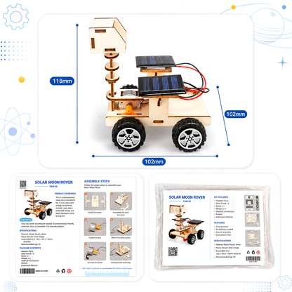 Solar moon rover assembly guide