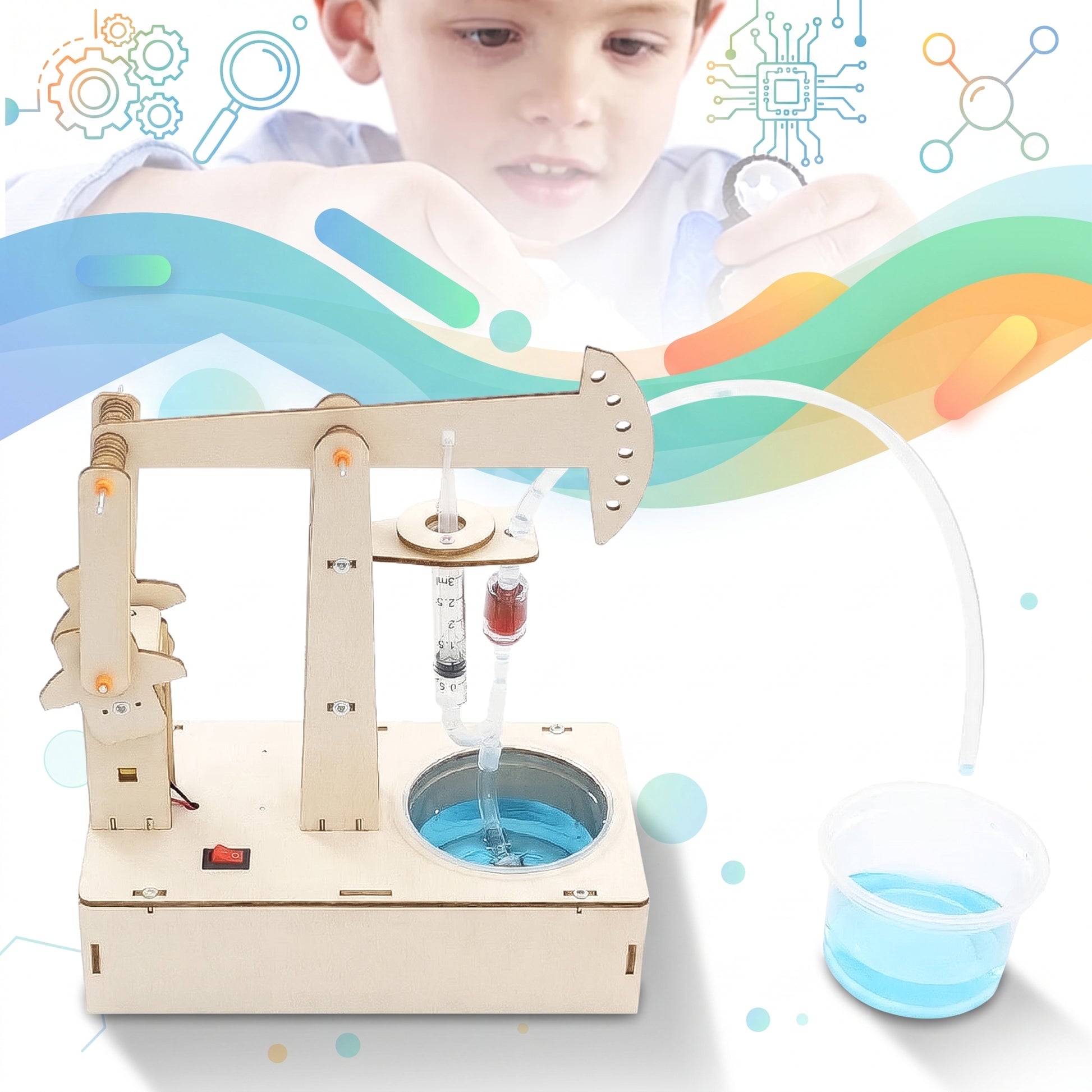 DIY Water Pump Model Kit view 5