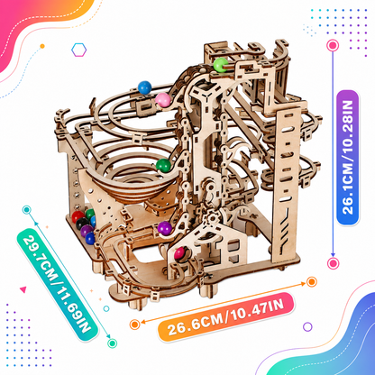Wooden marble run dimensions