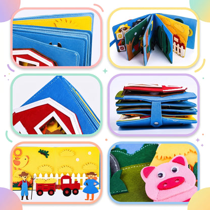 Montessori Felt Quiet Book view 8