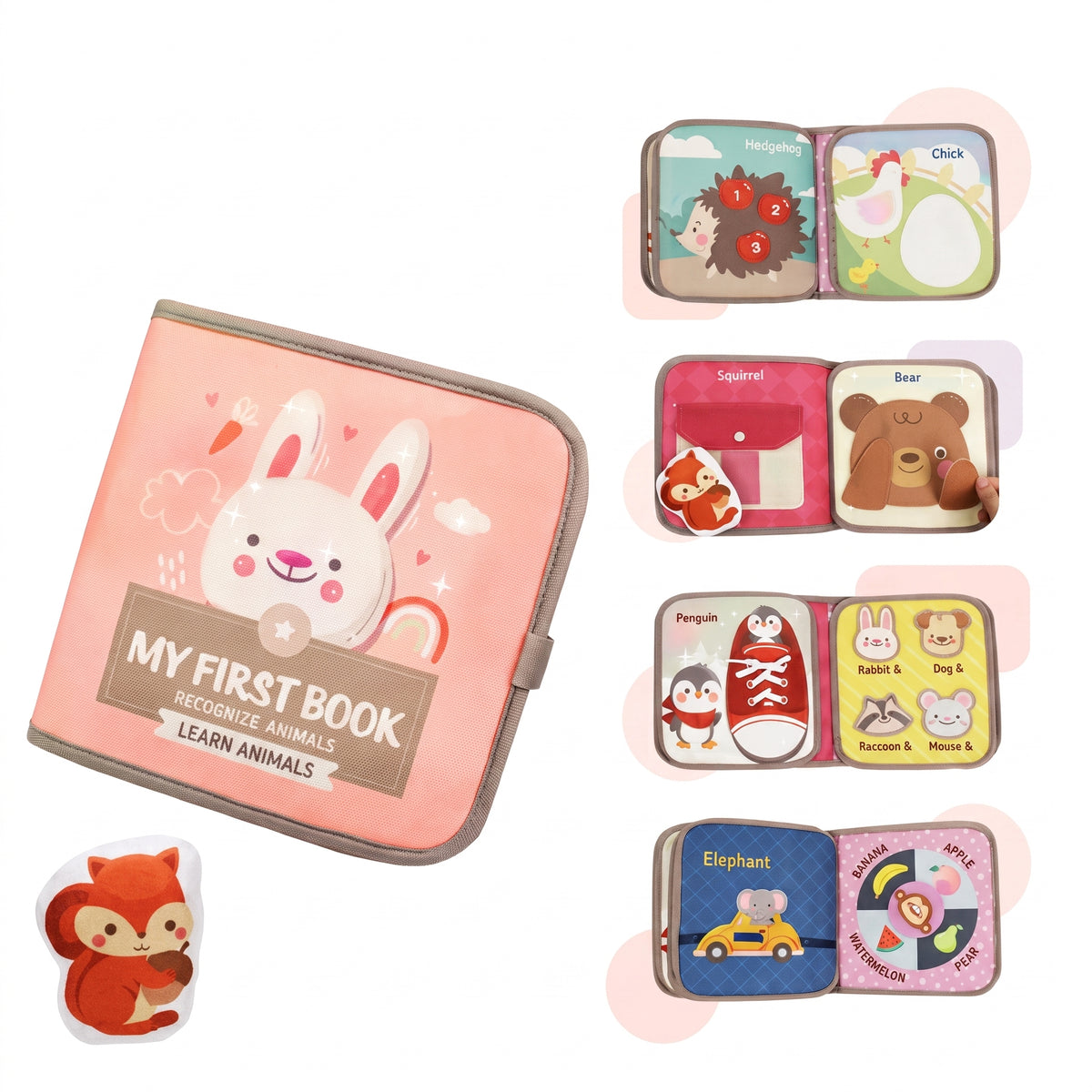 Montessori Felt Quiet Book view 9