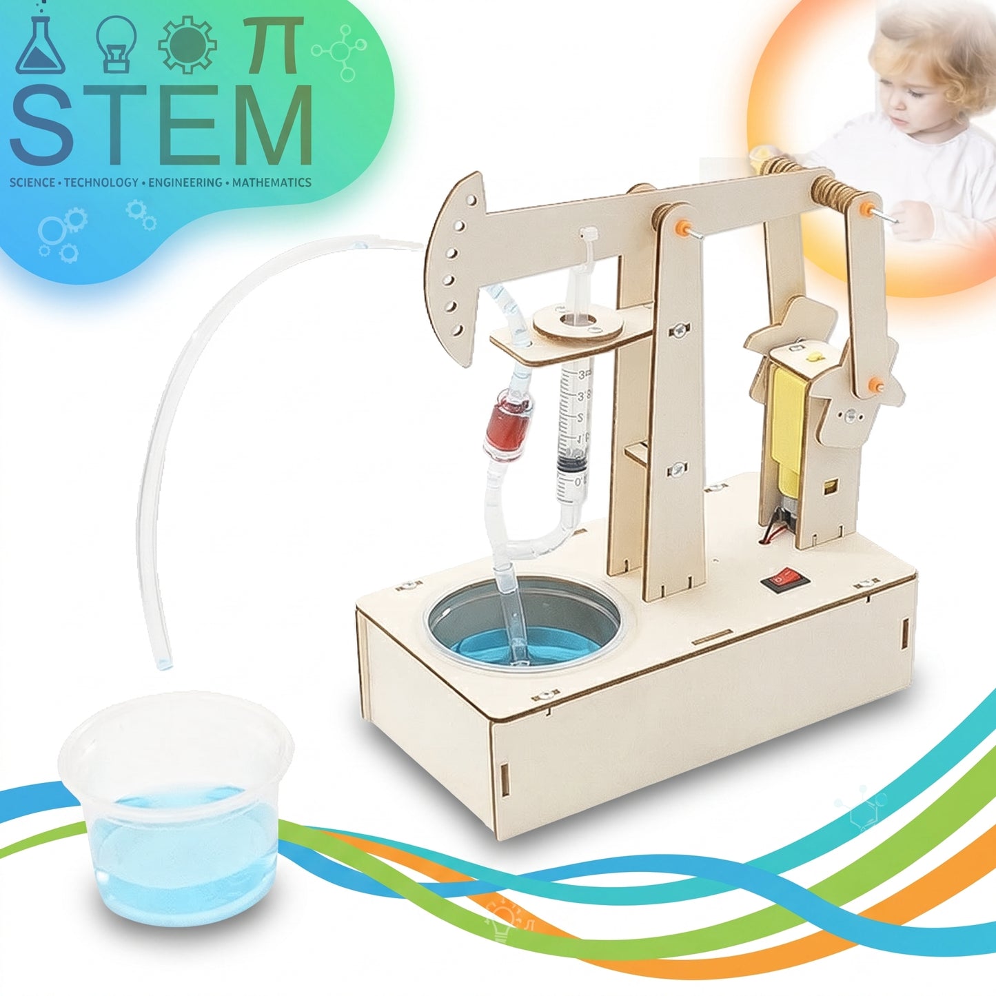 DIY Water Pump Model Kit view 6