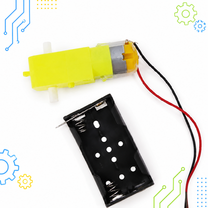 Included motor and battery box