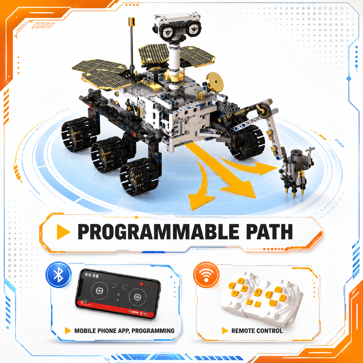 Programmable path driving via mobile app