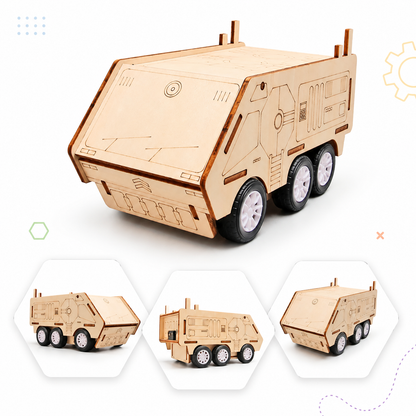 Transport truck model collage